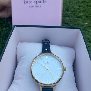Kate Spade black watch with gold details